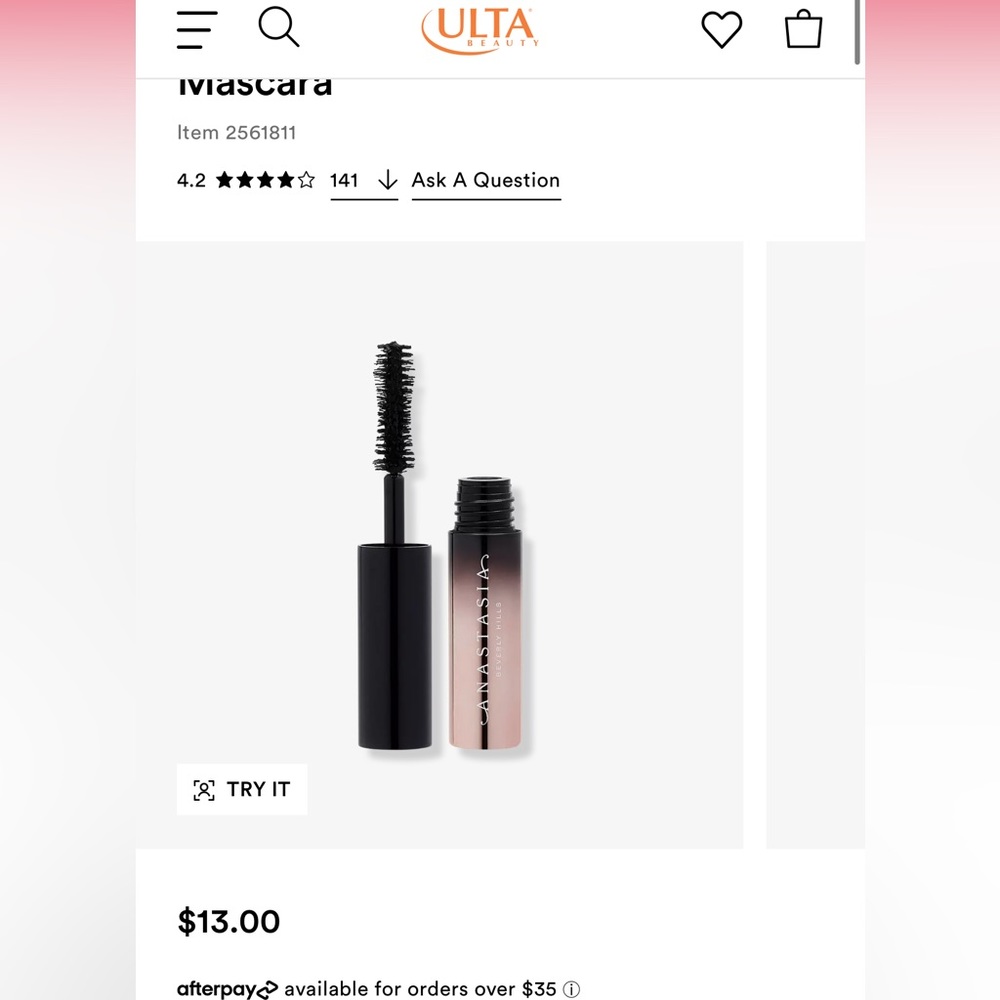 anastasia beverly hills mascara!!